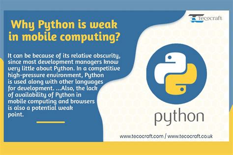 Why Python is weak in mobile computing?